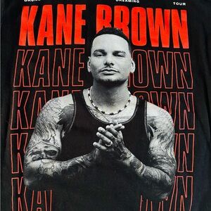Two Kane Brown Black Graphic T-Shirts